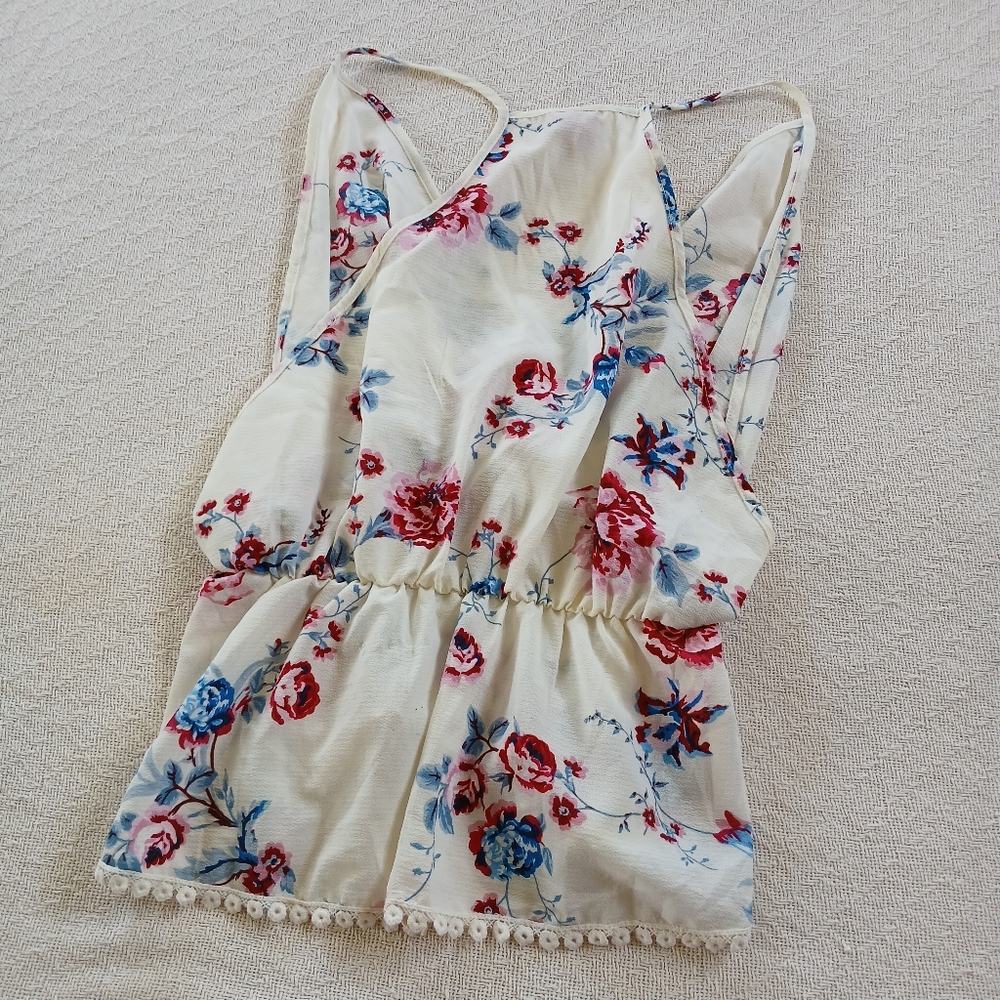 daytrip ♡ wrap floral top large boho cottagecore indie festival feminine western - Picture 4 of 4